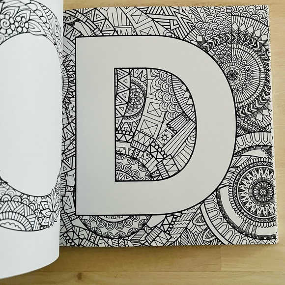 NEW A to Z Adult Colouring Book - Picture 3 of 10